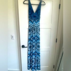 Tart, Maxi Dress, Blue/White, XS size